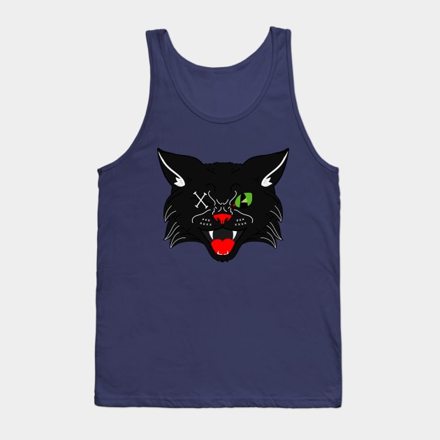 Scaredy Cat Tank Top by The Point